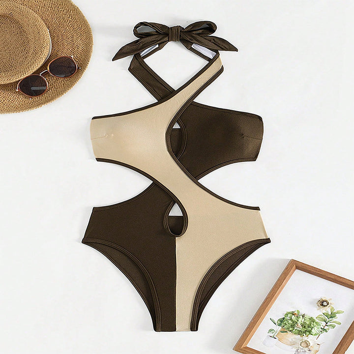 Women's one-piece swimsuit with innovative cut and sexy cut-out design StylebySassy