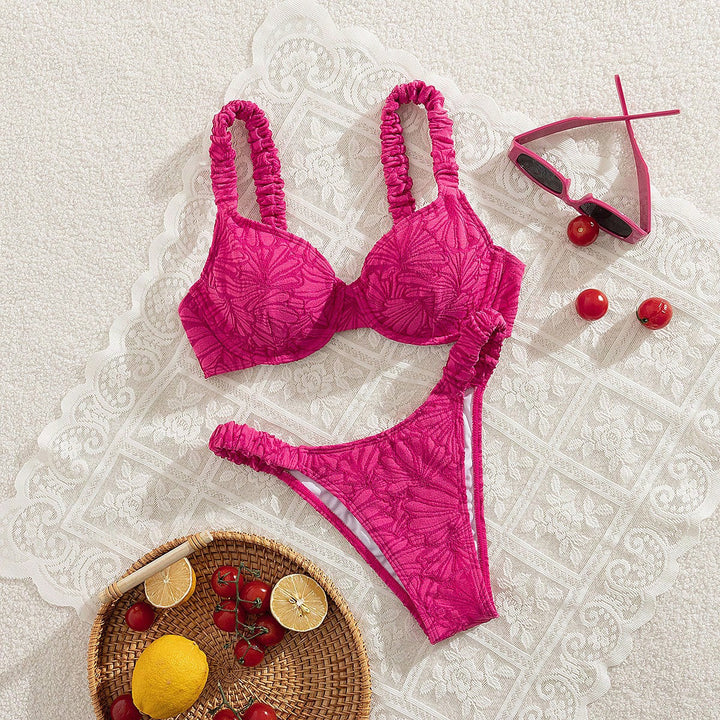 Women's bikini with refined ruffle design StylebySassy