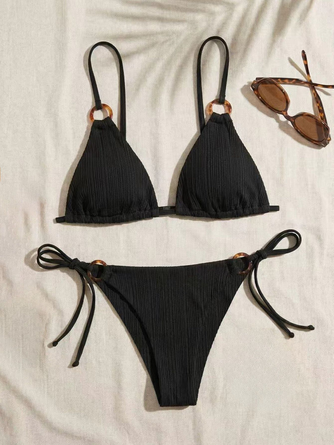 Ladies triangle bikini with adjustable strap StylebySassy