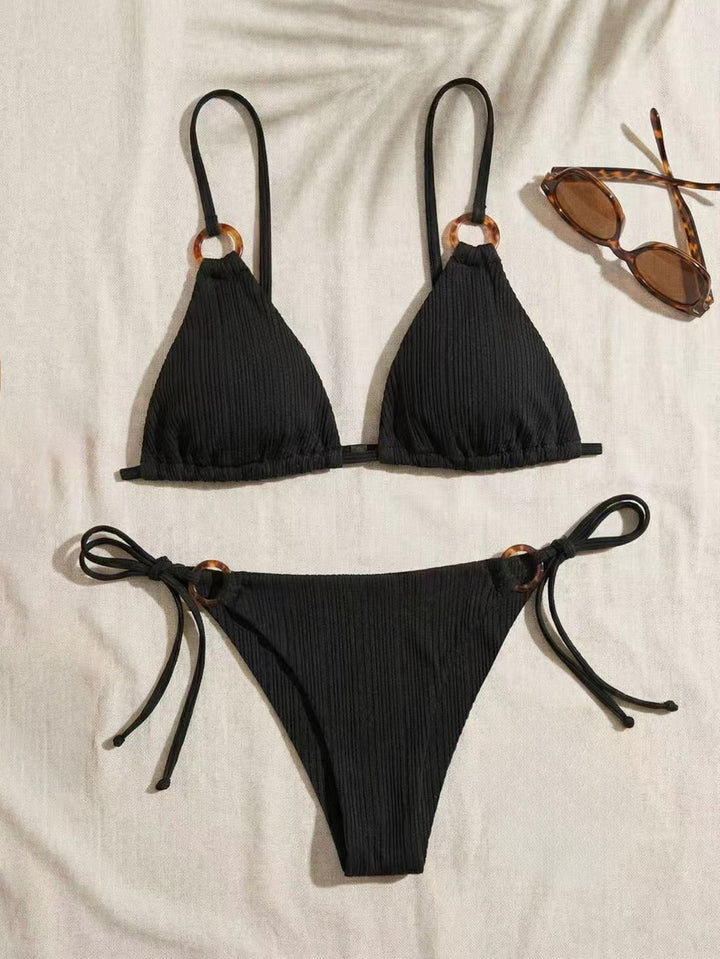 Ladies triangle bikini with adjustable strap StylebySassy