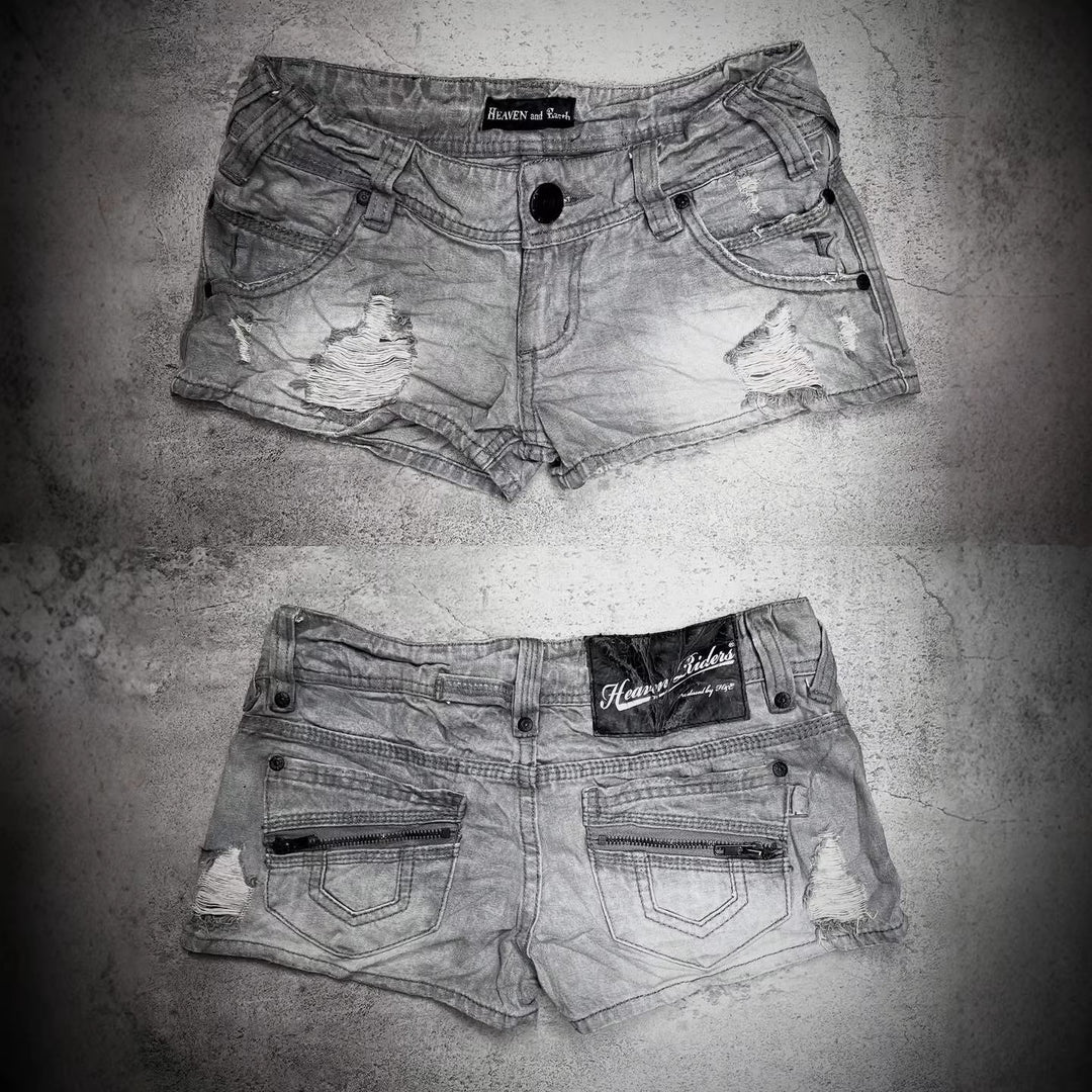 Ladies trendy Jeans Shorts with distressed details StylebySassy