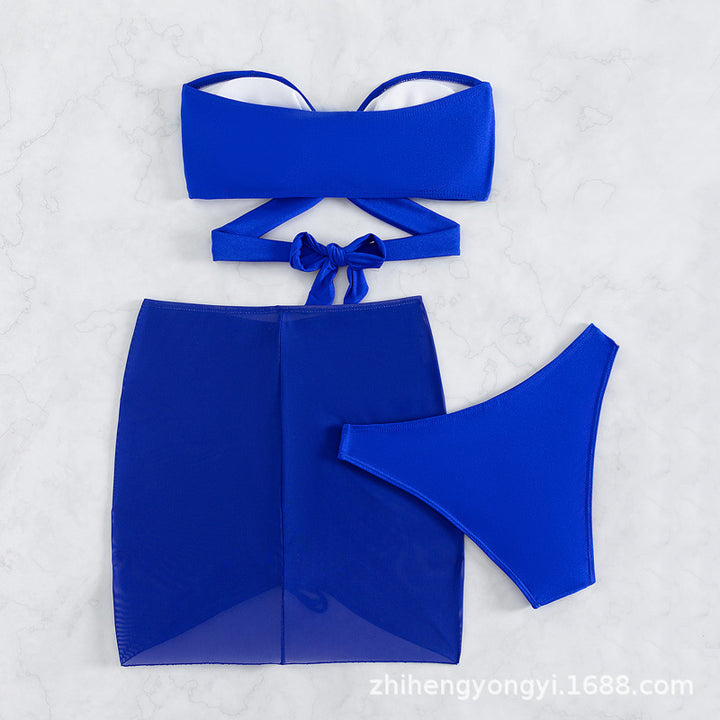 Women's Bandeau Bikini with Playful Wrap Design StylebySassy