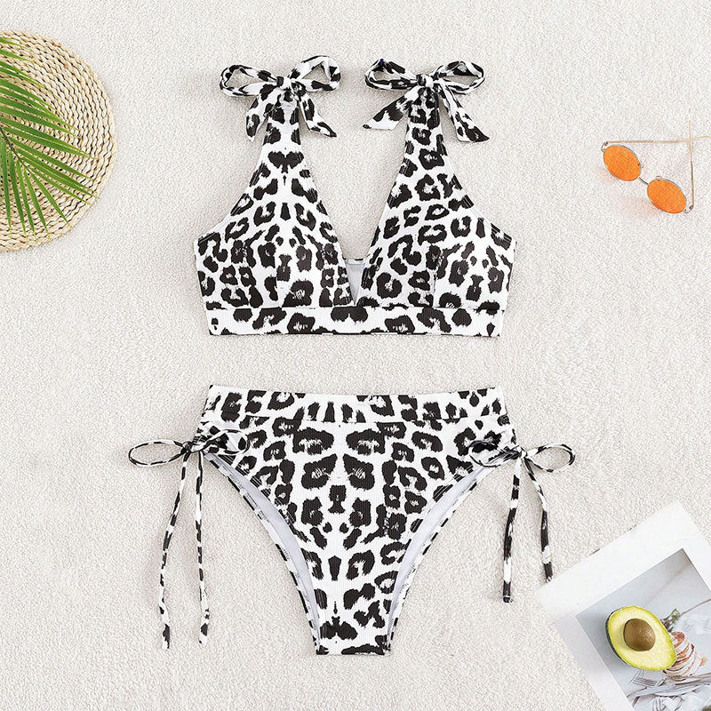 Women High-Cut Bikini with Adjustable Straps StylebySassy