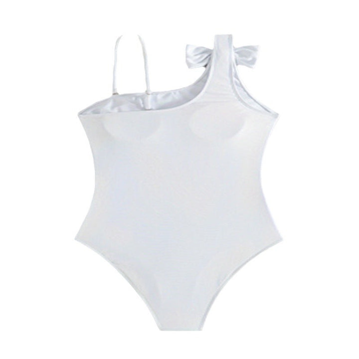 Women's one-sided swimsuit with playful bow detail StylebySassy