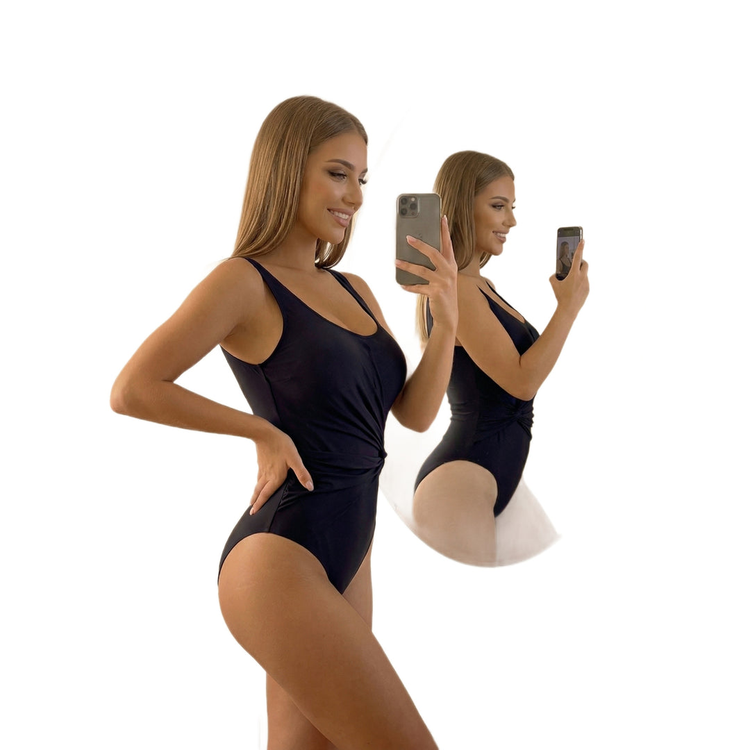 Ladies Elegant Jumpsuit with Sophisticated Wrap Look StylebySassy