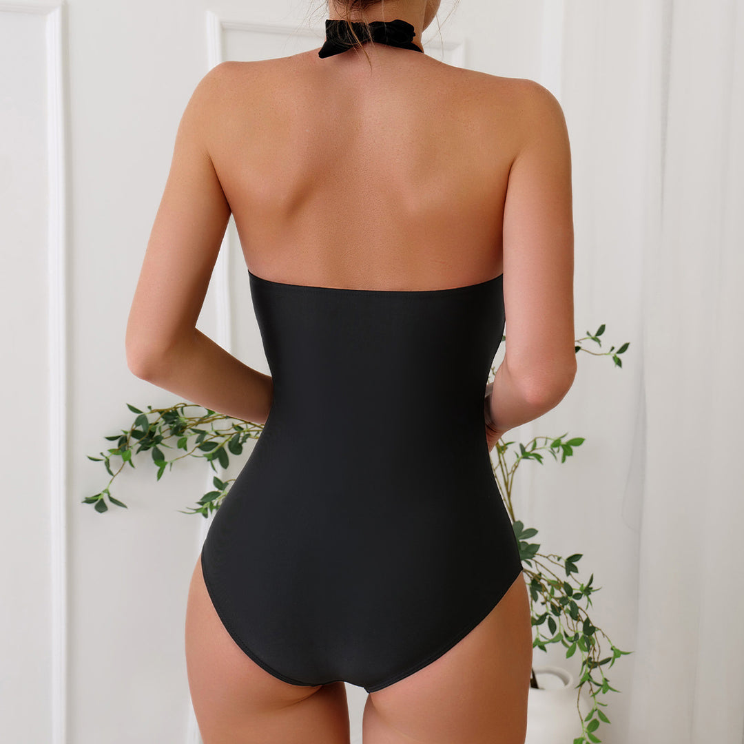 Women's beach cover-up with floral pattern and body StylebySassy
