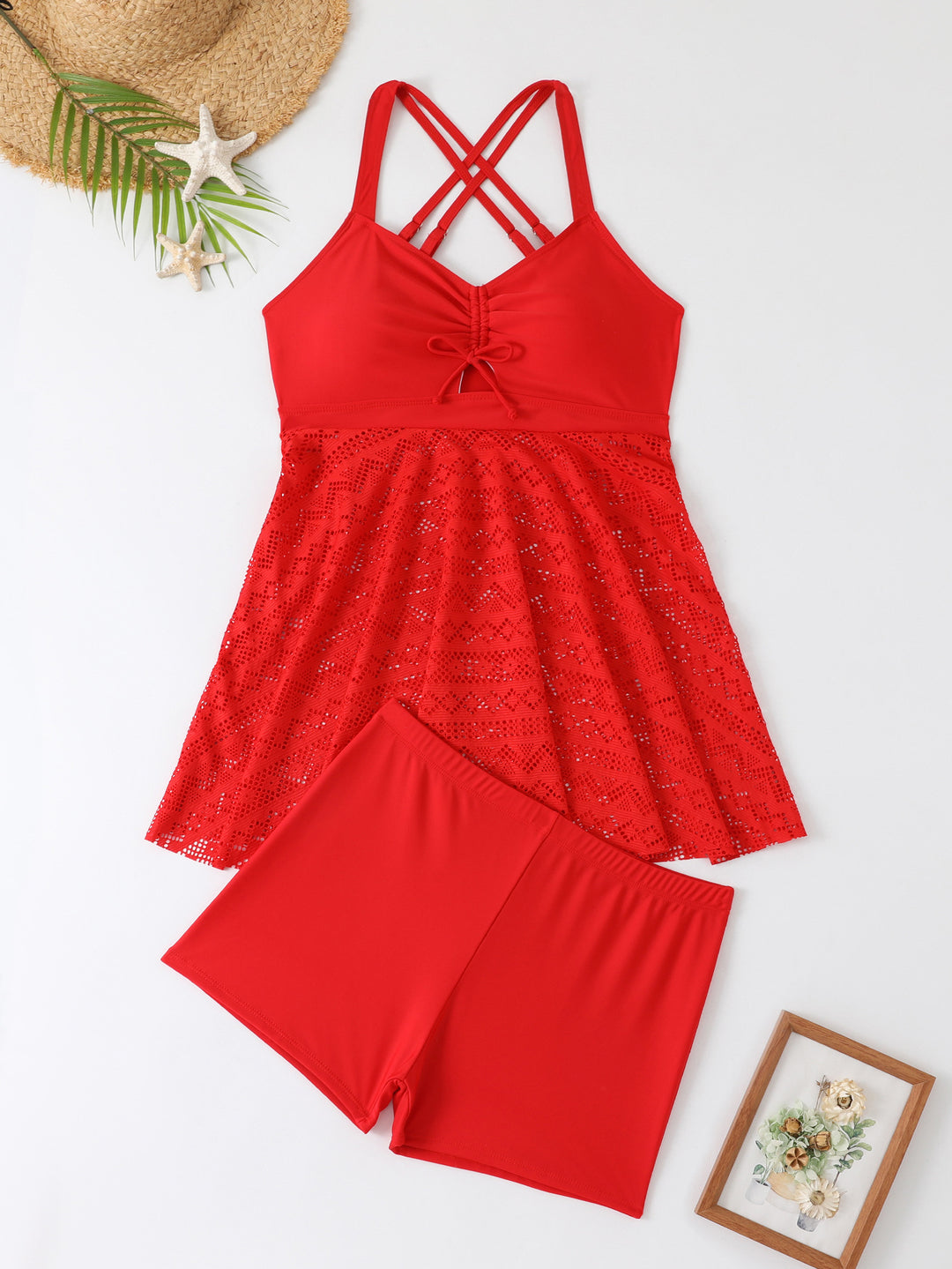 Ladies' swimsuit with airy tunic StylebySassy