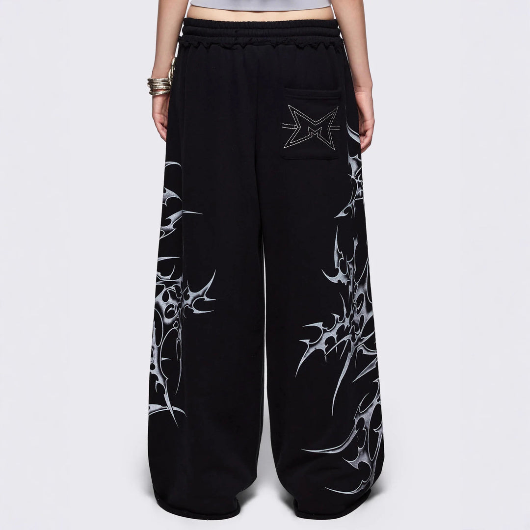 Women's Urban Baggy Pants with Graphics StylebySassy