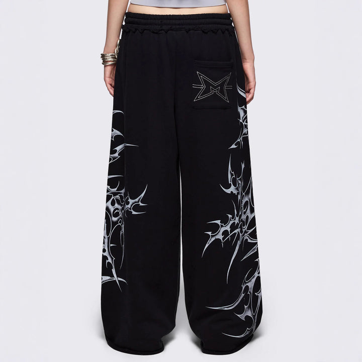Women's Urban Baggy Pants with Graphics StylebySassy