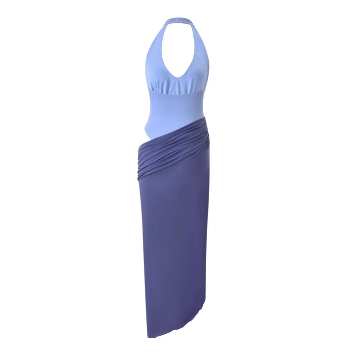 Women's wrap dress with sophisticated halter neck StylebySassy