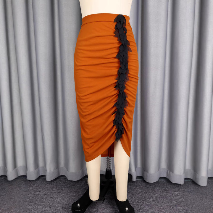 Women's elegant skirt with ruffle details StylebySassy