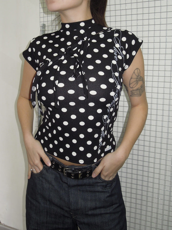 Women's Fashion T-Shirt with Asymmetric Cut and Creative Print StylebySassy