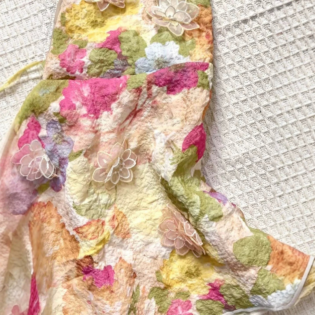 Ladies Playful Printed Chiffon Top StylebySassy