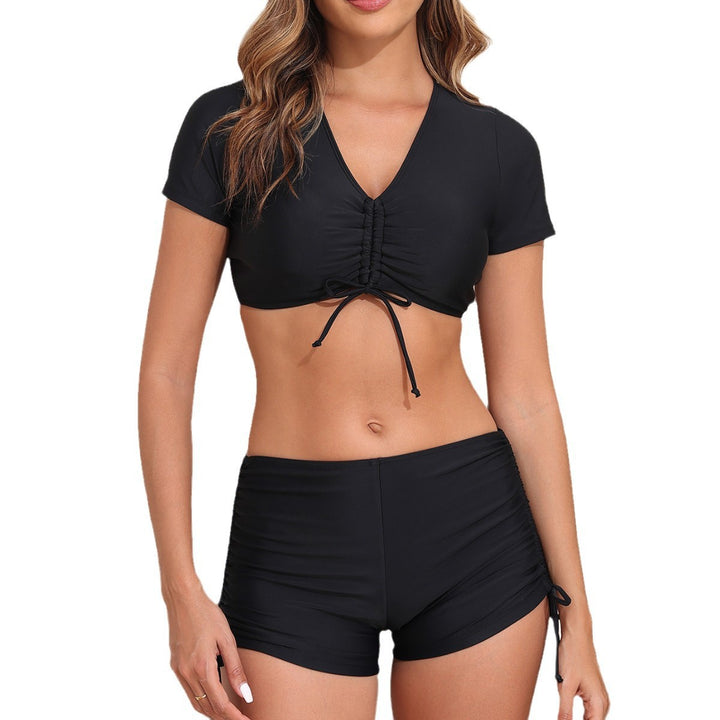 Women’s Sporty Crop Top and Shorts Set StylebySassy