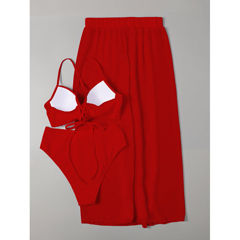 Women Bikini Set with stylish Maxi Skirt StylebySassy