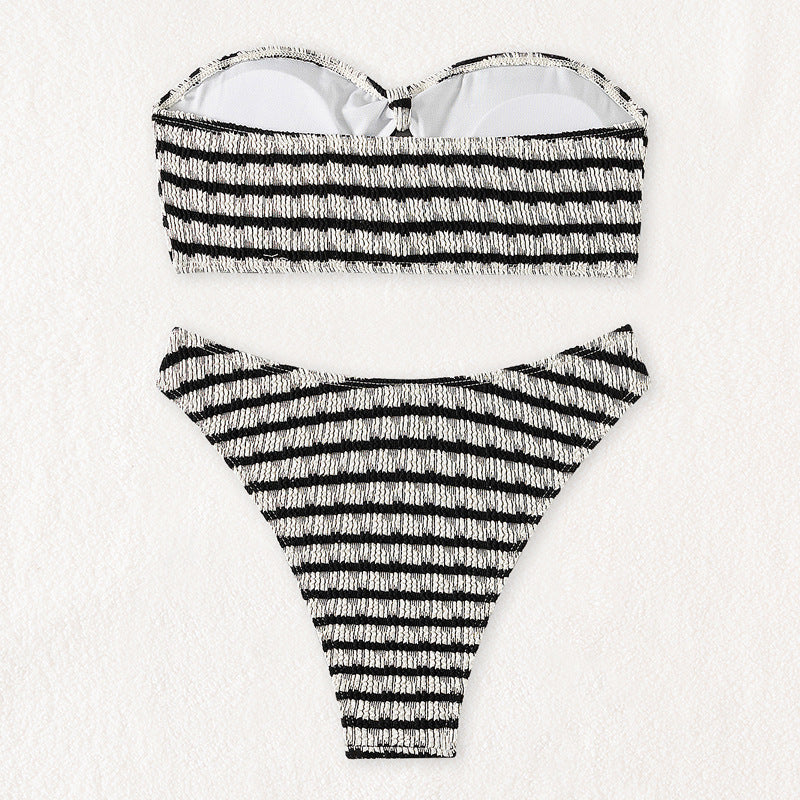 Ladies Bandeau Bikini with trendy neckline StylebySassy