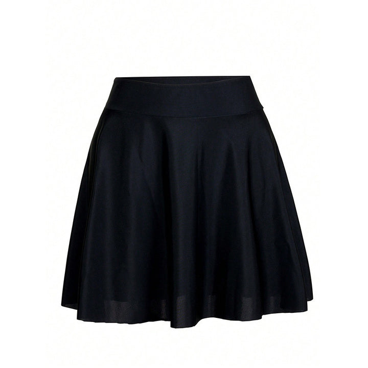 Women's Pleated Skirt with Elastic Waistband and Flowing Fall StylebySassy