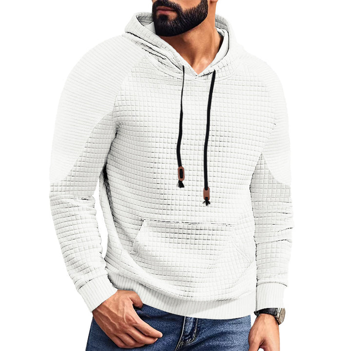 Men's hoodie with square structure, raglan sleeves, and kangaroo pocket StylebySassy