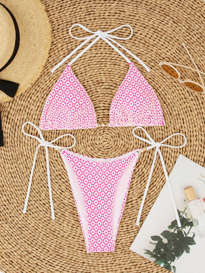 Women's Triangle Bikini with Wide Ties StylebySassy
