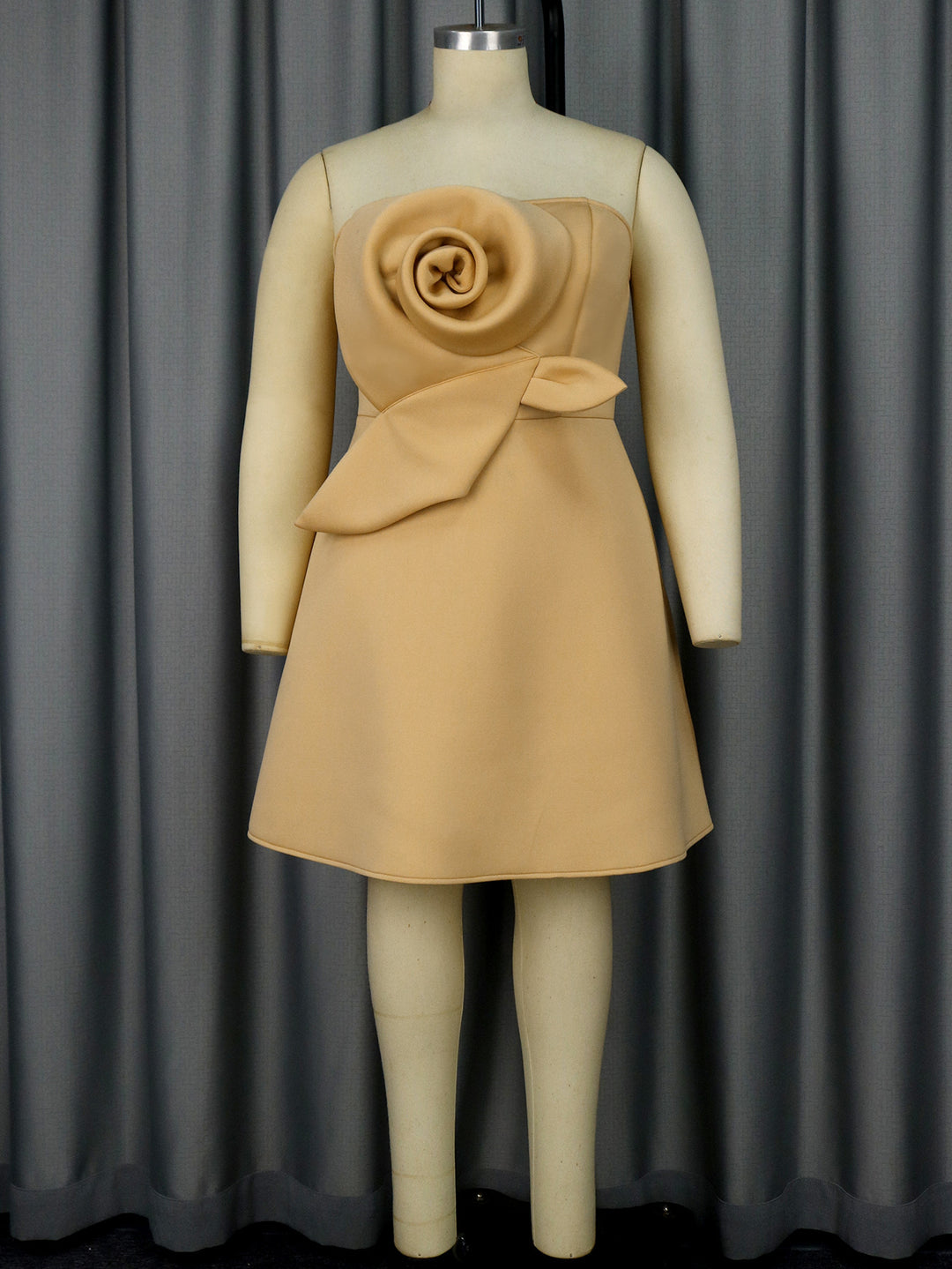 Women's Charming Evening Dress with Floral Draping StylebySassy