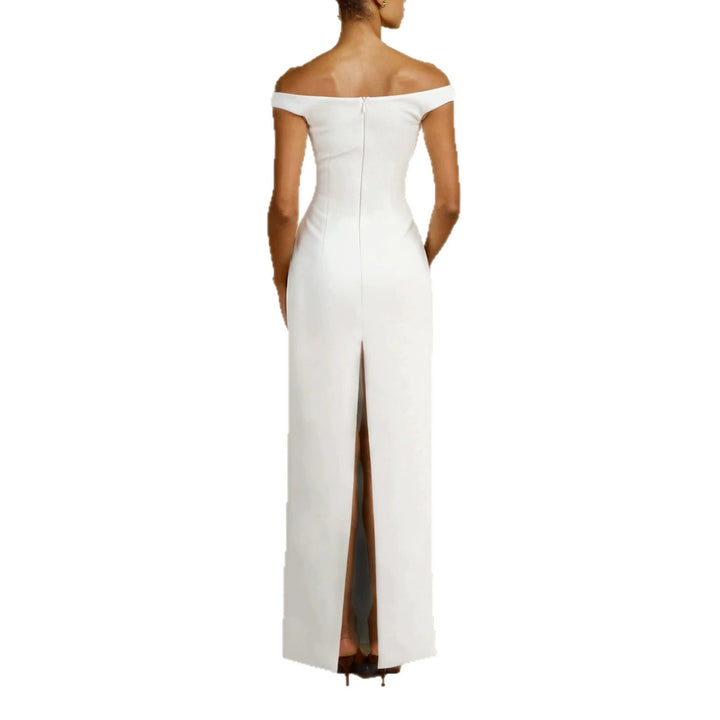 Women's Simple Off-Shoulder Maxi Dress StylebySassy