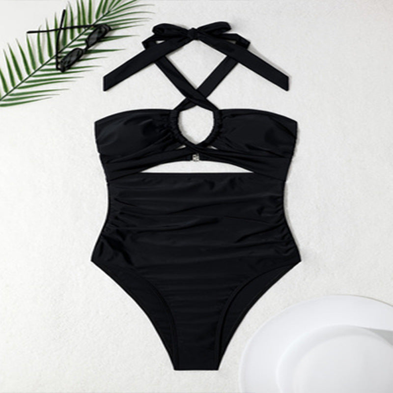 Women's Elegant One-Piece Swimsuit with Cut-Out Details StylebySassy