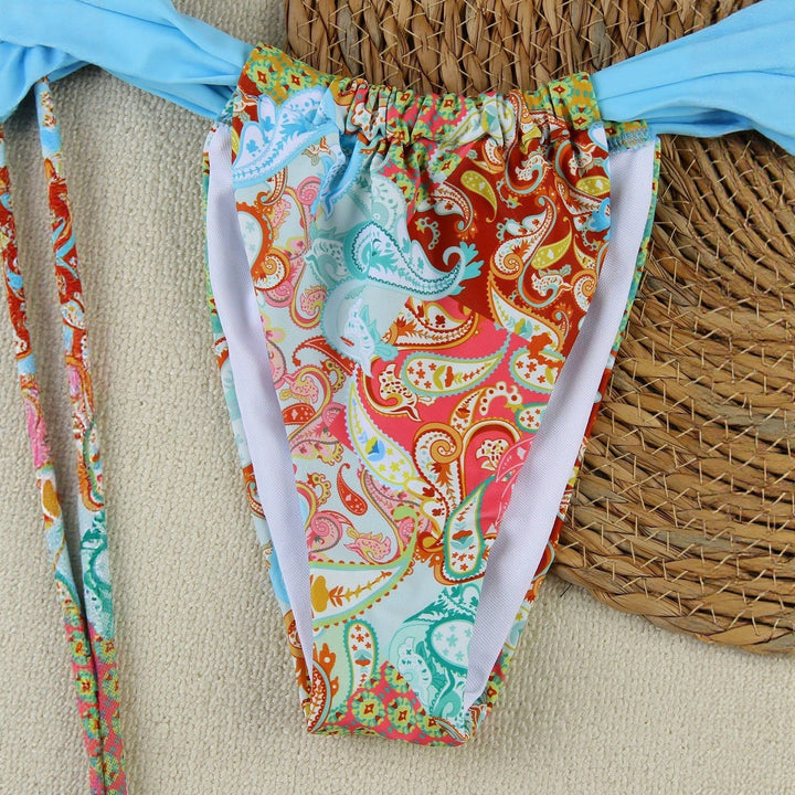Women's Elegant Bikini Top with Matching Maxi Skirt StylebySassy