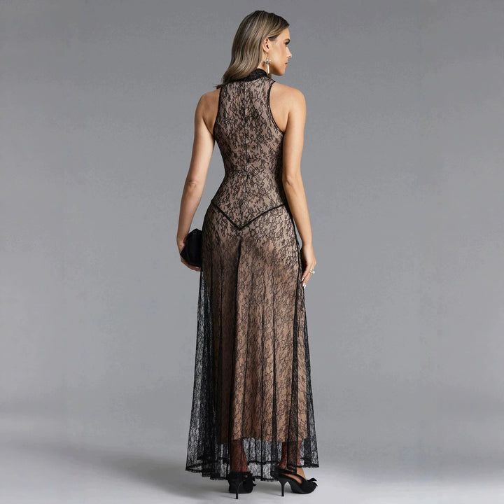 Ladies Lace Evening Dress StylebySassy