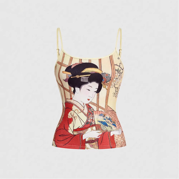 Women Durable Top with cultural Artwork StylebySassy