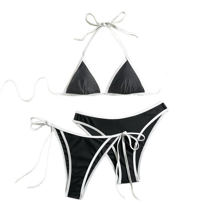 Women's Triangle Bikini with Elegant Ties StylebySassy