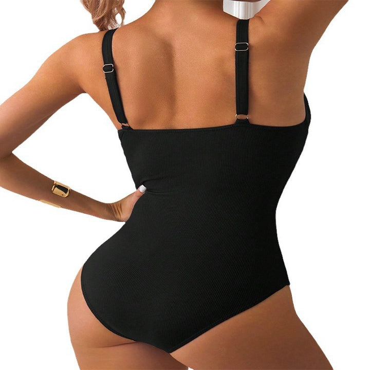 Women’s one-piece swimsuit with intricate cut-out details StylebySassy