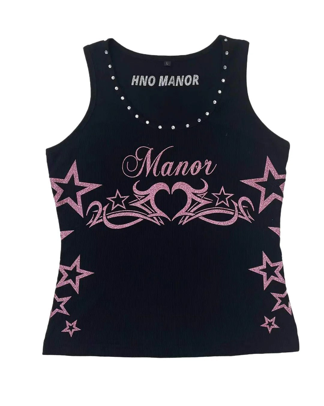 Women's Trendy Tank Top with Glitter Design StylebySassy