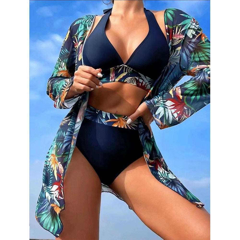 Women's Bikini Set with Floral Cover-Up StylebySassy