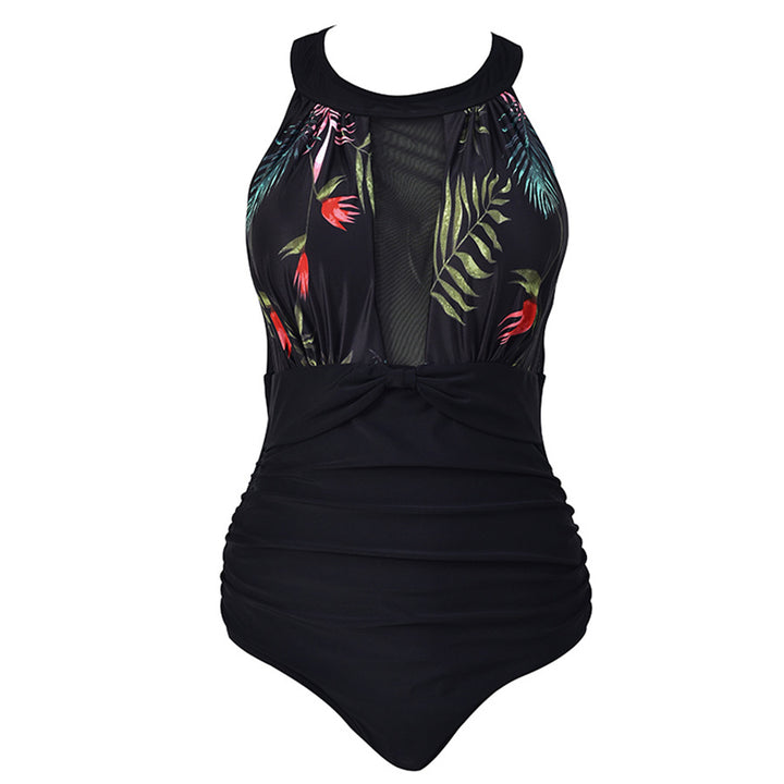 Women's Elegant One-Piece Swimsuit with Transparent Inserts StylebySassy