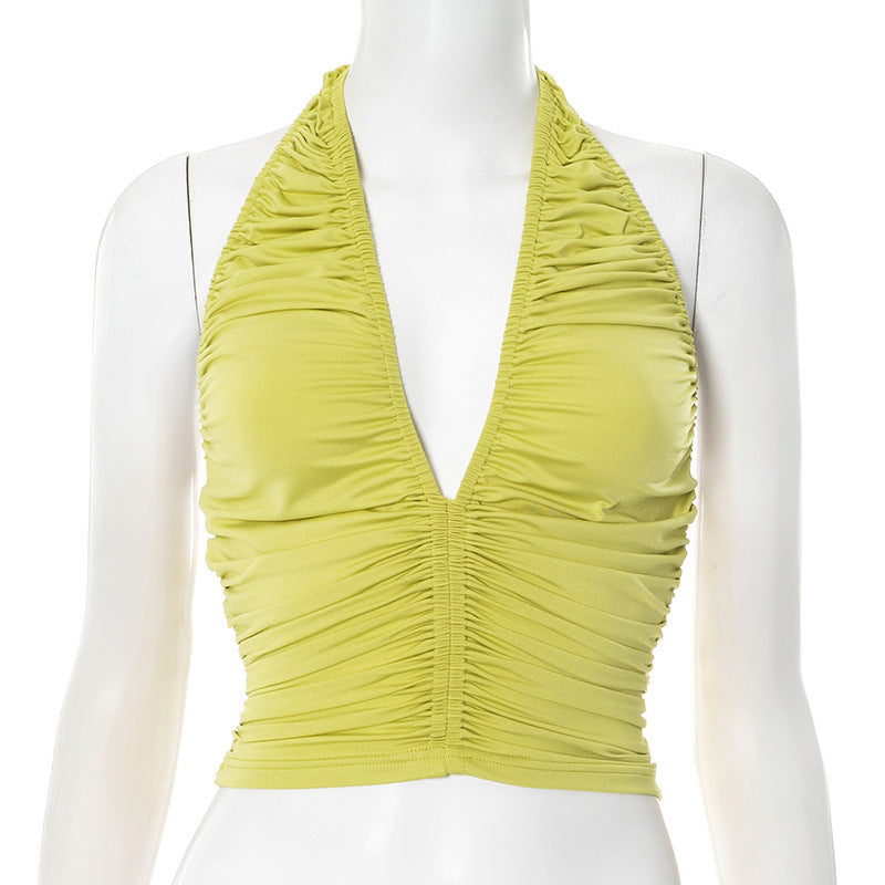 Women's wrap top with ruffle details StylebySassy