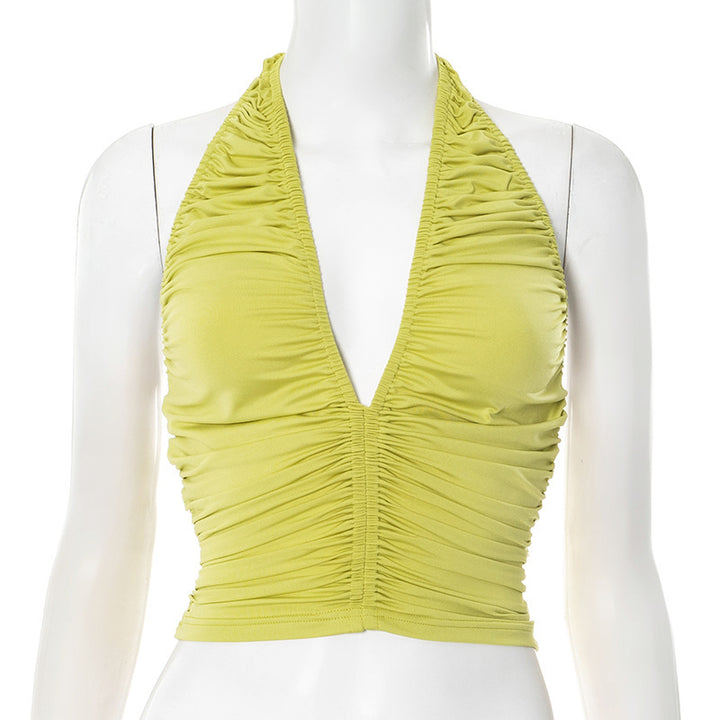Women's wrap top with ruffle details StylebySassy
