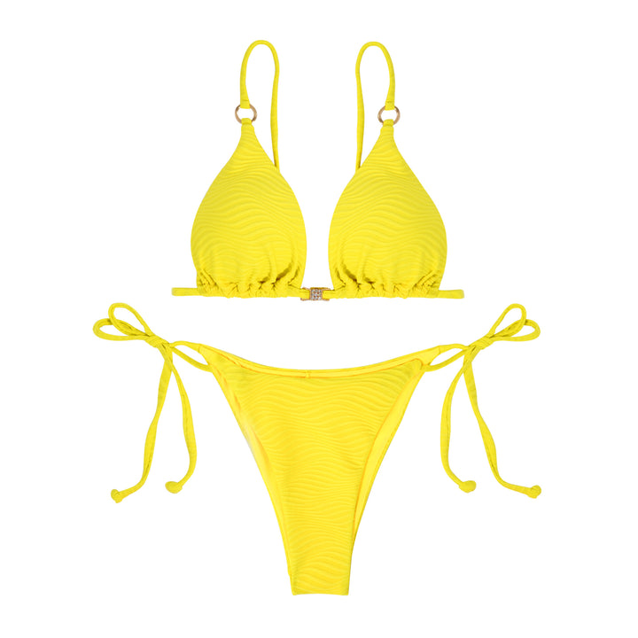 Women's Triangle Bikini with Refined Rings StylebySassy