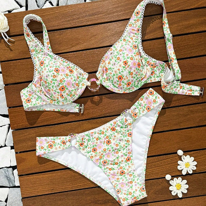 Women's Floral Print Bikini Set StylebySassy