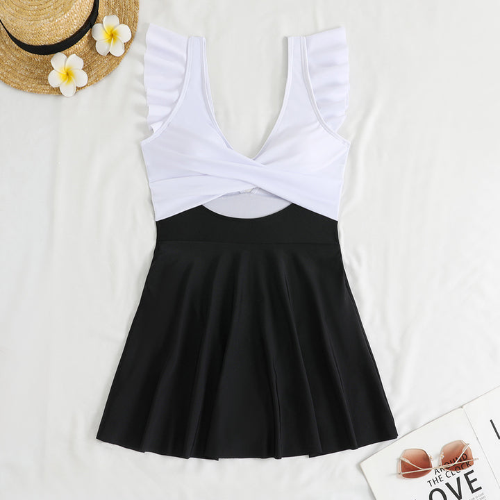 Women’s swimsuit with voluminous ruffle details StylebySassy