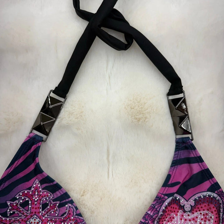 Women's triangle bikini with embellishments StylebySassy