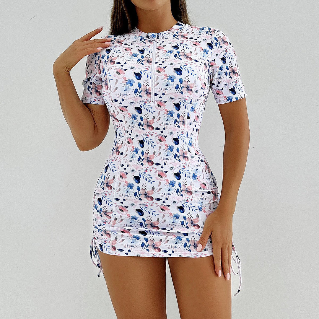 Women's surf and sports suit with zipper and adjustable waistband StylebySassy