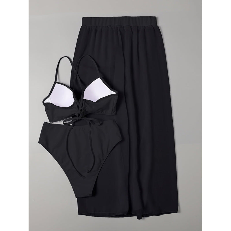 Women Bikini Set with stylish Maxi Skirt StylebySassy