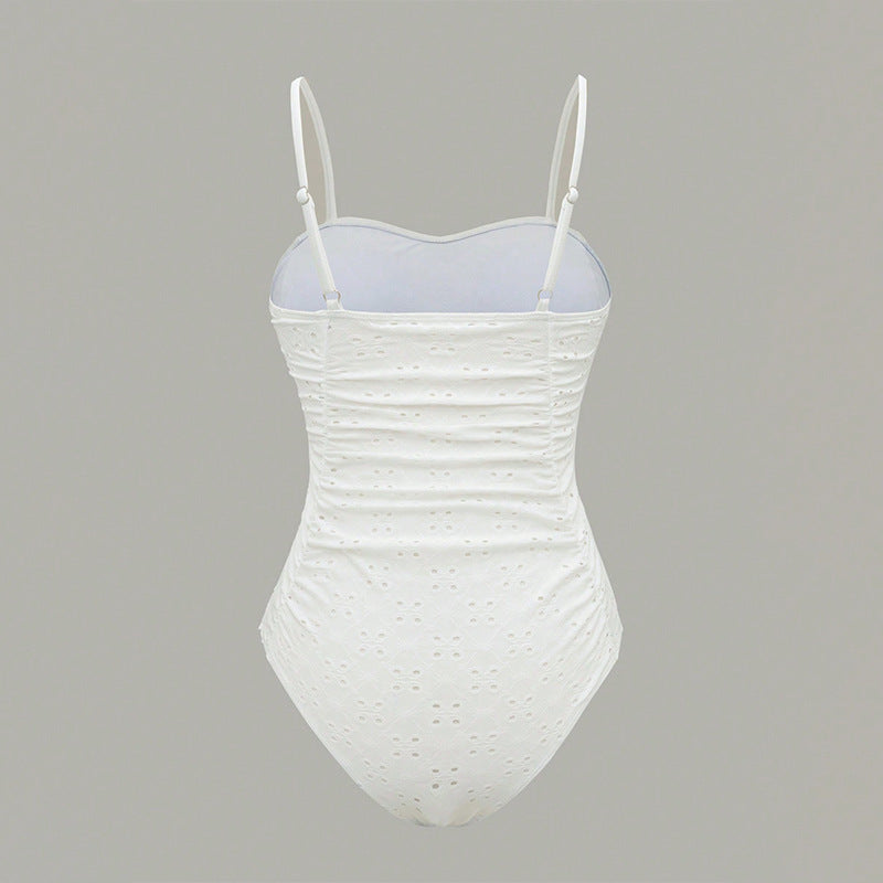 Women's elegant one-piece swimsuit with ruching StylebySassy