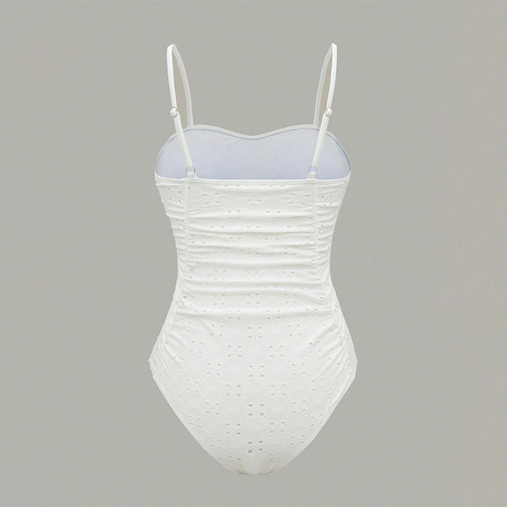 Women's elegant one-piece swimsuit with ruching StylebySassy