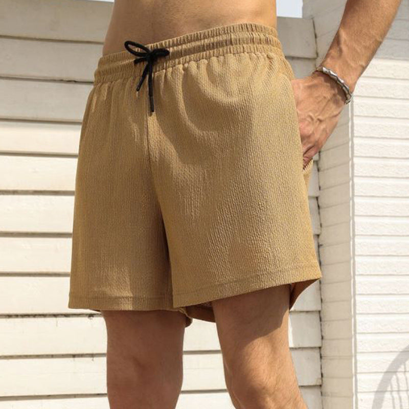 Men's nano two-layer swim shorts with inner compression shorts and side smartphone pocket StylebySassy