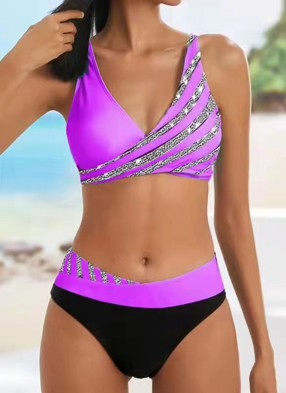 Women Sporty Bikini with fashionable wrap top StylebySassy