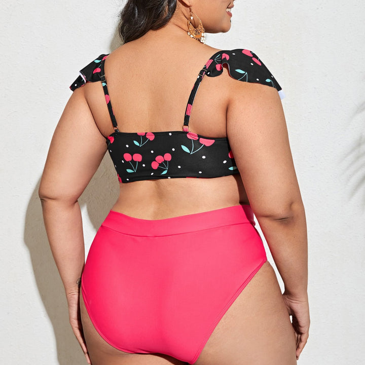 Women Tankini Set with voluminous ruffle details and high-quality cut StylebySassy