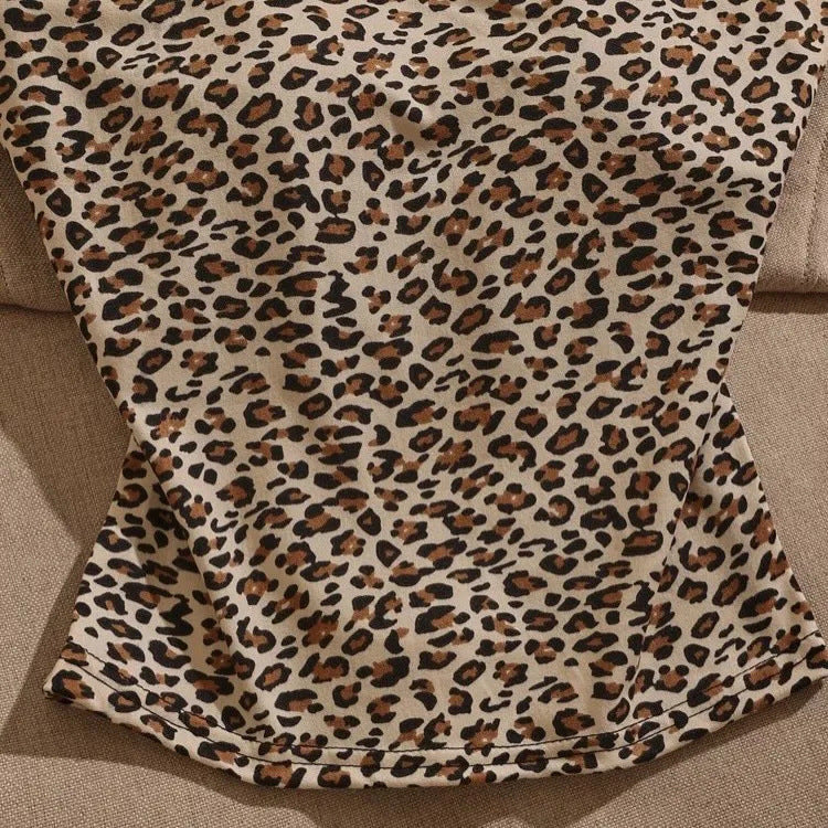 Women Lightweight Top with Leopard Print StylebySassy