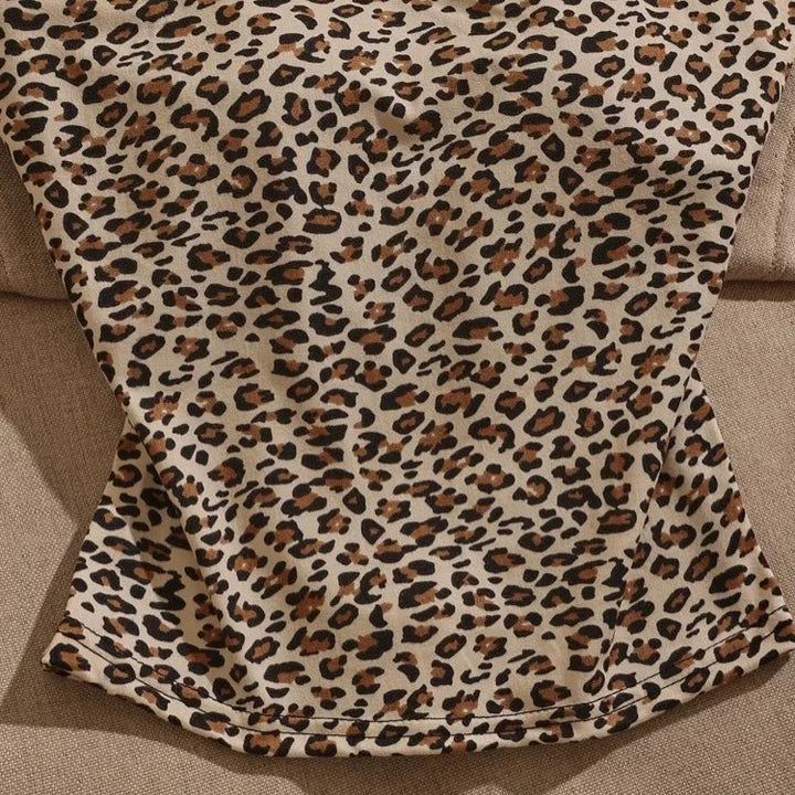 Women Lightweight Top with Leopard Print StylebySassy