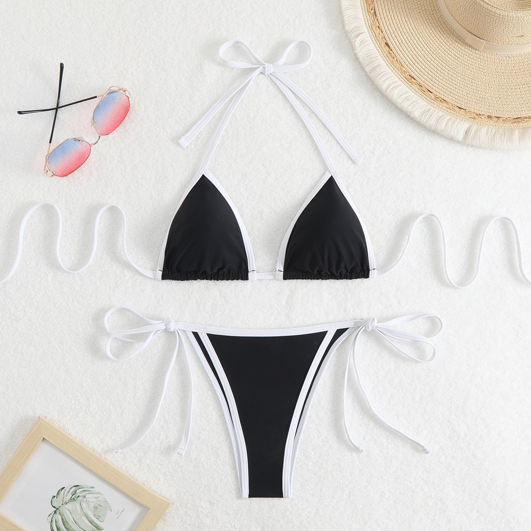 Women Triangle Bikini with Adjustable Straps StylebySassy